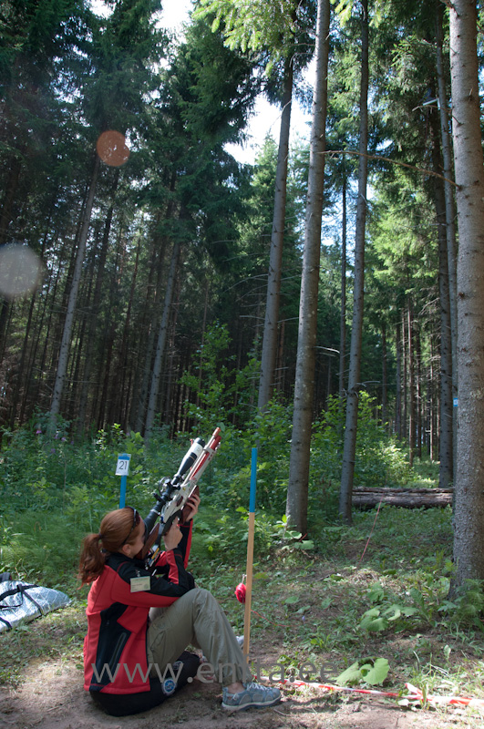 Galina Yakushina RU, Steyr LG 110 Field Target, Leupold PR 20-50x50